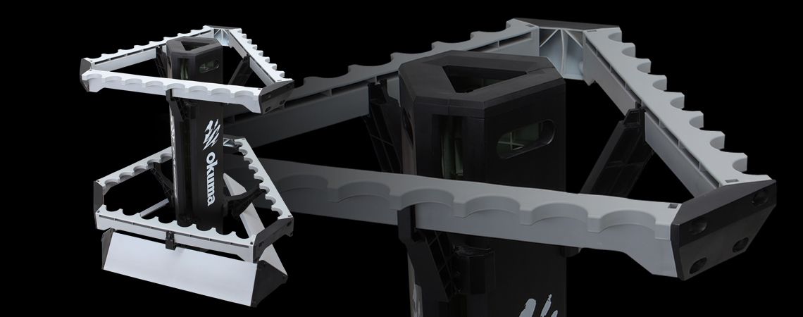 EL NUEVO SOPORTE DE CAÑAS OKUMA – 24 PCS - EL NUEVO SOPORTE DE CAÑAS OKUMA – 24 PCS adopta un diseño estructural triangular, proporcionando mayor estabilidad en comparación con los soportes tradicionales de una sola fila.